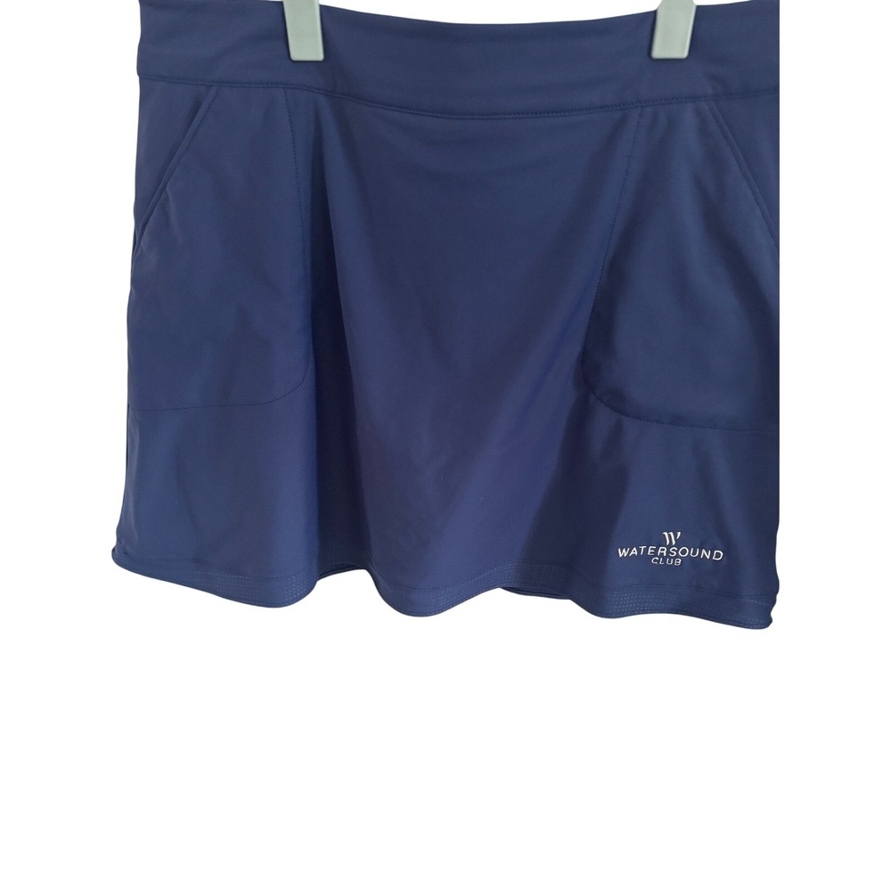 Peter Millar Watersound Club Navy Blue Golf Skort Womens Medium UPF 50+ Active